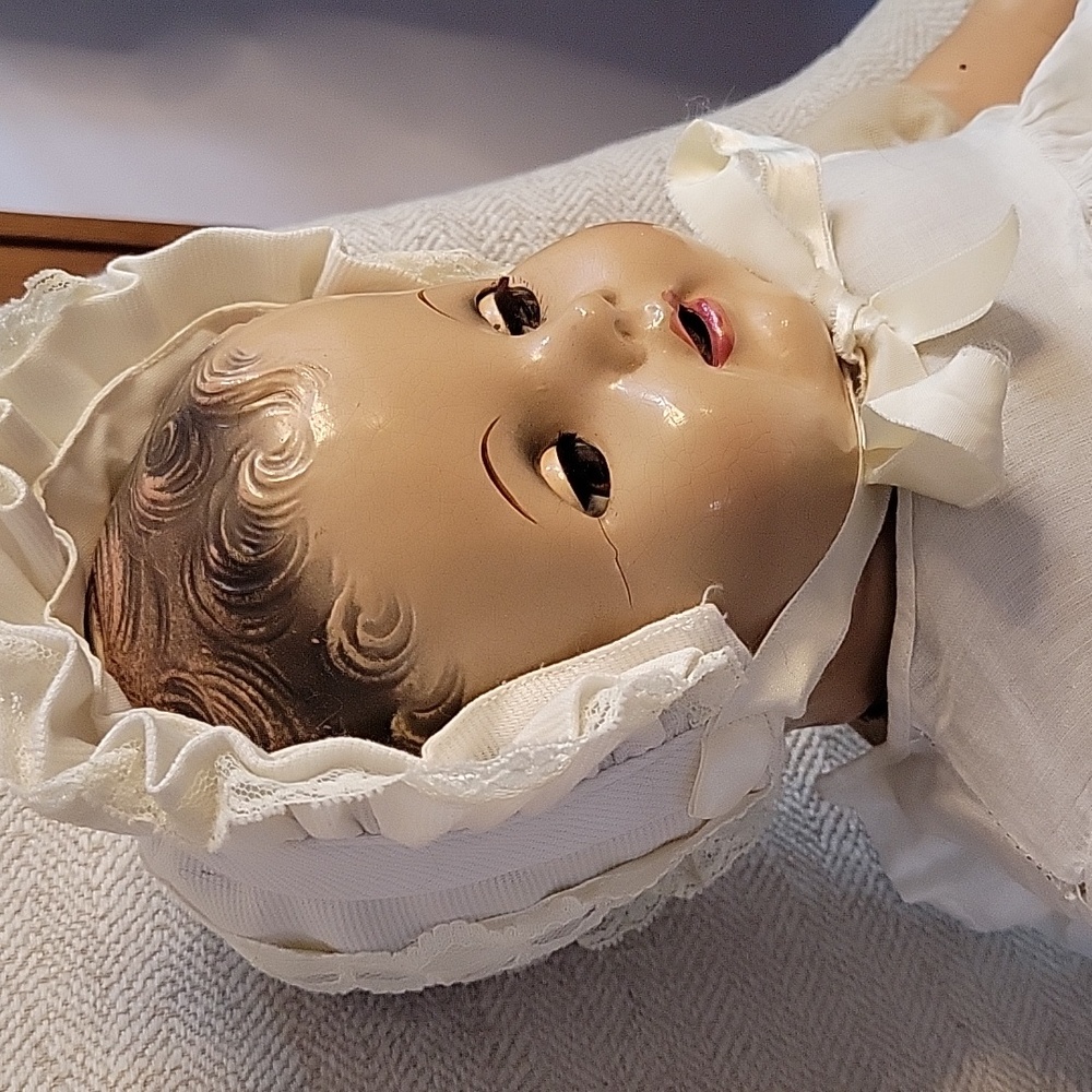 1920's MAMA CRIER 22" COMPOSITION DOLL - Picture 2 of 13